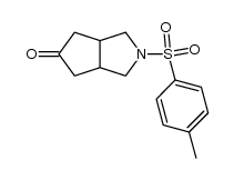 2-tosylhexahydrocyclopenta[c]pyrrol-5(1H)-one结构式