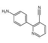 2-(4-aminophenyl)pyridine-3-carbonitrile结构式