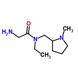 N-Ethyl-N-[(1-methyl-2-pyrrolidinyl)methyl]glycinamide结构式