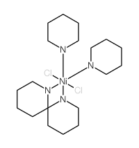 二氯四(吡啶)镍结构式