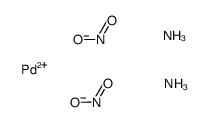 azane,palladium(2+),dinitrite Structure