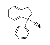 1-cyano-1-phenylindane结构式