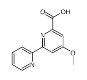 4-methoxy-6-pyridin-2-ylpyridine-2-carboxylic acid结构式