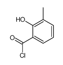 2-hydroxy-3-methylbenzoyl chloride Structure