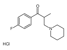 1-(4-fluorophenyl)-2-methyl-3-piperidin-1-ylpropan-1-one,hydrochloride Structure