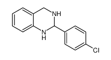 2-(4-chlorophenyl)-1,2,3,4-tetrahydroquinazoline结构式