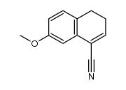 7-methoxy-3,4-dihydronaphthalene-1-carbonitrile Structure