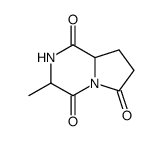 Pyrrolo[1,2-a]pyrazine-1,4,6(7H)-trione, 2,3,8,8a-ba--tetrahydro-3-methyl- (8CI) Structure