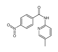 N-(5-methylpyridin-2-yl)-4-nitrobenzamide结构式