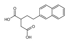 4-(Naphthyl-(2))-butan-1,2-dicarbonsaeure Structure