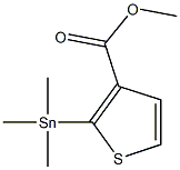 methyl 2-(trimethylstannyl)thiophene-3-carboxylate Structure