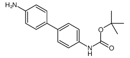 (4'-AMINO-BIPHENYL-4-YL)-CARBAMIC ACID TERT-BUTYL ESTER Structure