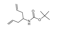 Carbamic acid, [1-(2-propenyl)-3-butenyl]-, 1,1-dimethylethyl ester (9CI) Structure