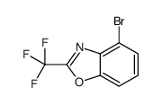 4-Bromo-2-(trifluoromethyl)-1,3-benzoxazole Structure