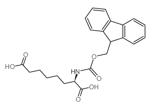 Fmoc-D-Asu-OH Structure