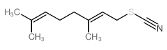 Thiocyanic acid,3,7-dimethyl-2,6-octadien-1-yl ester picture