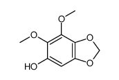 6,7-dimethoxy-1,3-benzodioxol-5-ol结构式