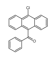 9-benzoyl-10-chloroanthracene Structure