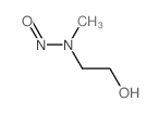 Ethanol,2-(methylnitrosoamino)- Structure