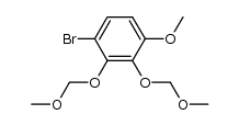 1-bromo-4-methoxy-2,3-bis(methoxymethoxy)-benzene Structure