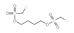 Methanesulfonic acid,chloro-, 1,4-butanediyl ester (9CI) structure