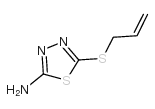 1,3,4-Thiadiazol-2-amine,5-(2-propen-1-ylthio)- Structure