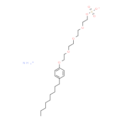 ammonium 2-[2-[2-[2-(4-nonylphenoxy)ethoxy]ethoxy]ethoxy]ethyl sulphate picture