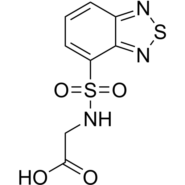 N-(2,1,3-Benzothiadiazol-4-ylsulfonyl)glycine Structure