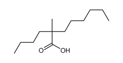 2-butyl-2-methyloctanoic acid Structure