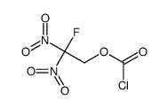 (2-fluoro-2,2-dinitroethyl) carbonochloridate结构式