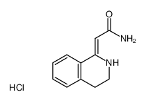 (Z)-2-(3,4-dihydroisoquinolin-1(2H)-ylidene)acetamide hydrochloride结构式