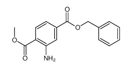 4-BENZYL 1-METHYL 2-AMINOTEREPHTHALATE结构式