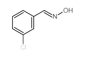 (NZ)-N-[(3-chlorophenyl)methylidene]hydroxylamine结构式