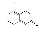 5-methyl-4,6,7,8-tetrahydro-3H-naphthalen-2-one结构式