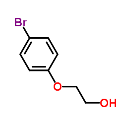 2-(4-溴苯氧基)乙醇结构式