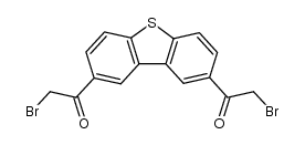 2,8-bis(bromoacetyl)dibenzothiophene结构式