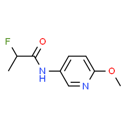 Propanamide, 2-fluoro-N-(6-methoxy-3-pyridinyl)- (9CI) structure