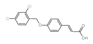 3-(4-[(2,4-DICHLOROBENZYL)OXY]PHENYL)ACRYLIC ACID structure