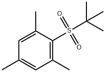 tert-butyl 2,4,6-trimethylphenyl sulfone Structure