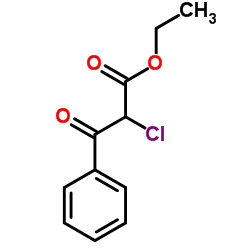 Ethyl 2-chloro-3-oxo-3-phenylpropanoate Structure