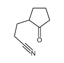 3-(2-Oxocyclopentyl)propanenitrile Structure