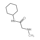 N-Cyclohexyl-2-(methylamino)acetamide结构式