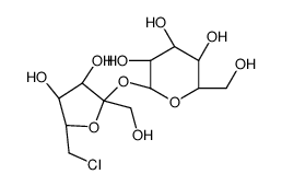 6-Chloro-6-deoxy-β-D-fructofuranosyl α-D-glucopyranoside结构式