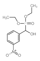 diethoxyphosphoryl-(3-nitrophenyl)methanol Structure