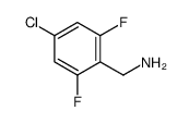 (4-Chloro-2,6-difluorophenyl)methanamine结构式