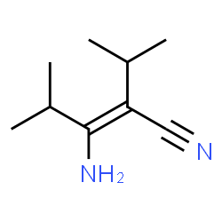 2-Pentenenitrile,3-amino-4-methyl-2-(1-methylethyl)- Structure