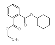 1,2-Benzenedicarboxylicacid, 1-cyclohexyl 2-ethyl ester Structure