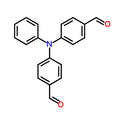 N,N-二(4-甲酰苯基)苯胺结构式