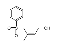 4-(benzenesulfonyl)-3-methylbut-2-en-1-ol结构式