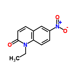 1-Ethyl-6-nitro-1H-quinolin-2-one Structure